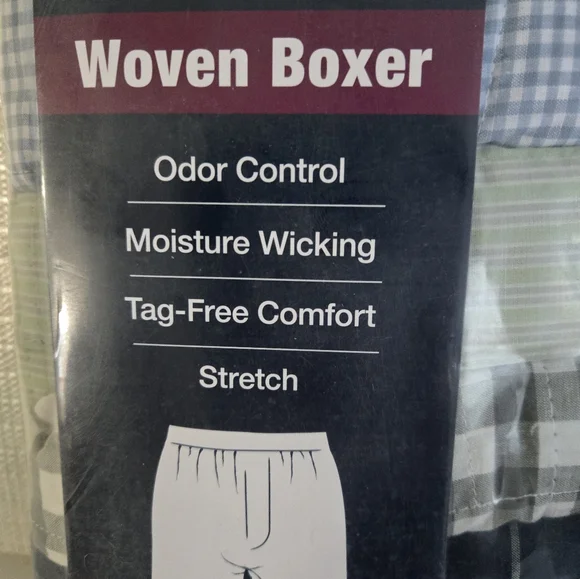 NWT Mens George (6) Pack Multicolor Woven Boxer Underwear Size 2 XL 44-46 - Picture 2 of 10